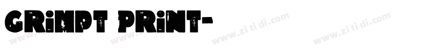 Grimpt Print字体转换